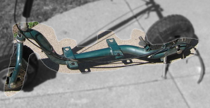 Frame, Bigfoot Green - Used HALF PRICE (image for) Frame, Bigfoot Green - Used HALF PRICE