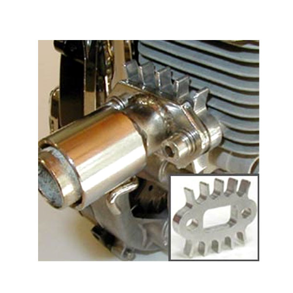 X-PORT - Small, Exhaust heat reducer and spacer (image for) X-PORT - Small, Exhaust heat reducer and spacer