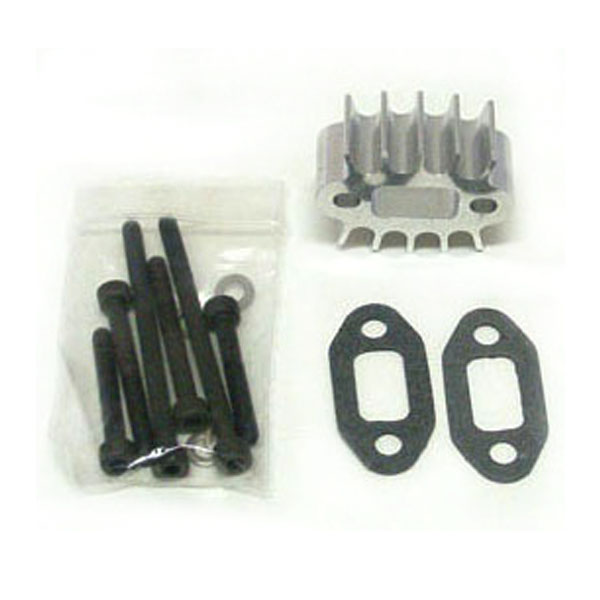 X-PORT MEDIUM, Exhaust heat reducer and spacer (image for) X-PORT MEDIUM, Exhaust heat reducer and spacer