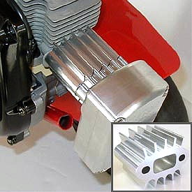 X-PORT LARGE, Exhaust heat reducer and spacer (image for) X-PORT LARGE, Exhaust heat reducer and spacer